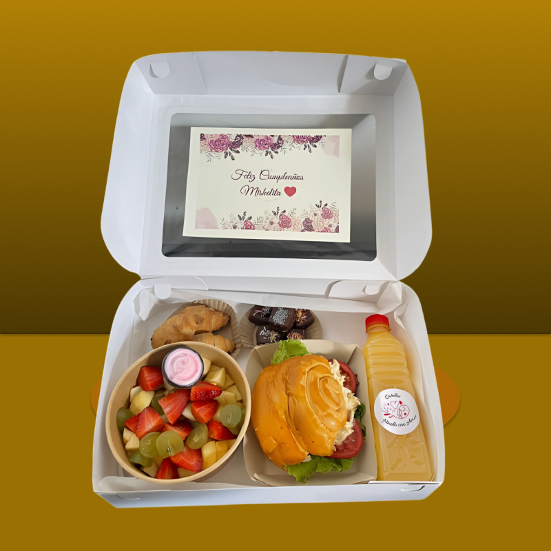 Box Desayuno feliz cumpleaños style two